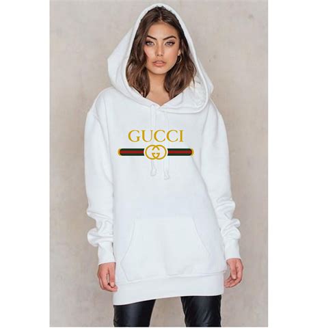 gucci cotton hoodie with appliqués|women's gucci sweatsuit.